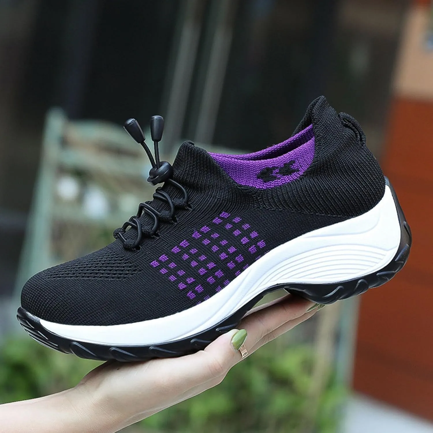 2025 New Ortho Pro Stretch Cushion Shoes for Women, Mesh Breathable Comfortwear Orthopedic Sneakers for Plantar Fasciitis