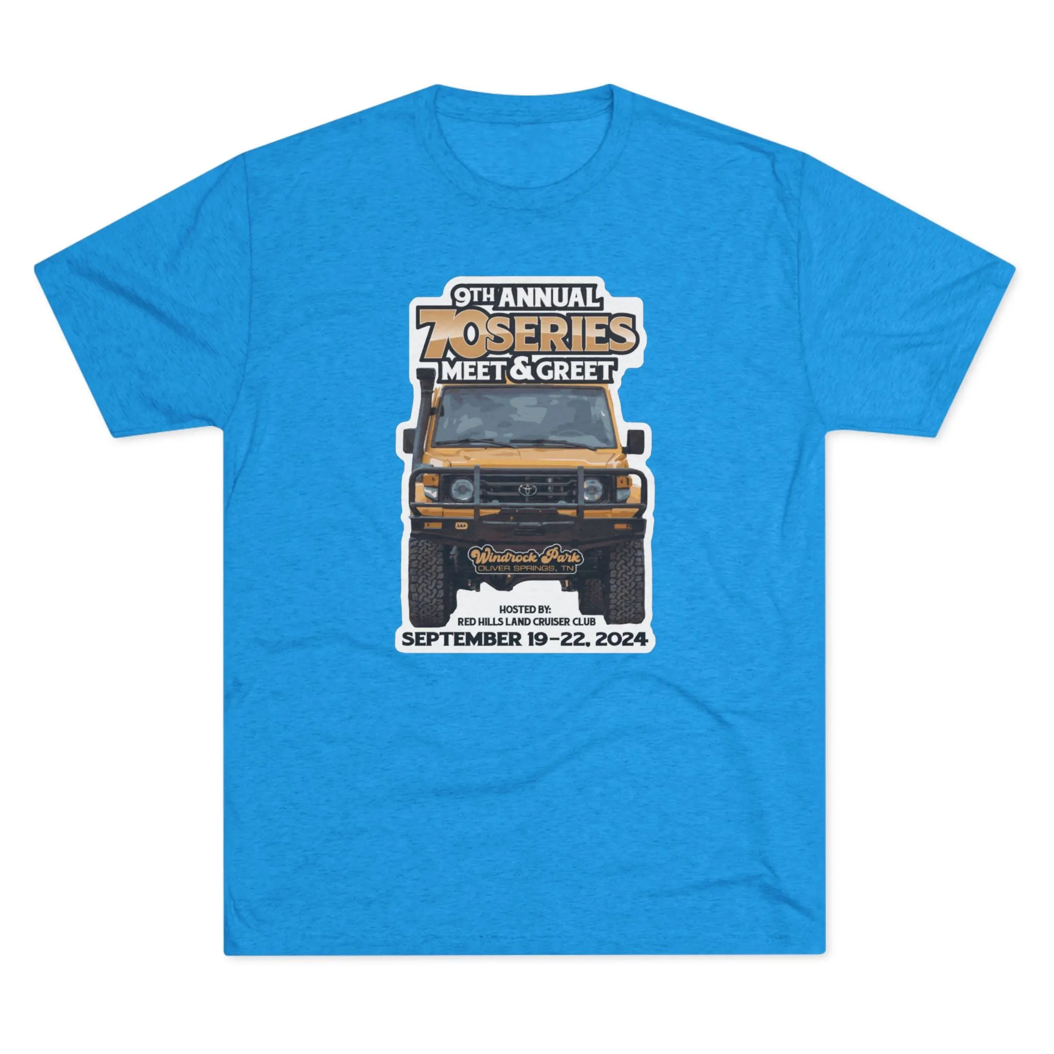70 Series Meet and Greet Tri blend Unisex Tee - Red Hills Club - Reefmonkey