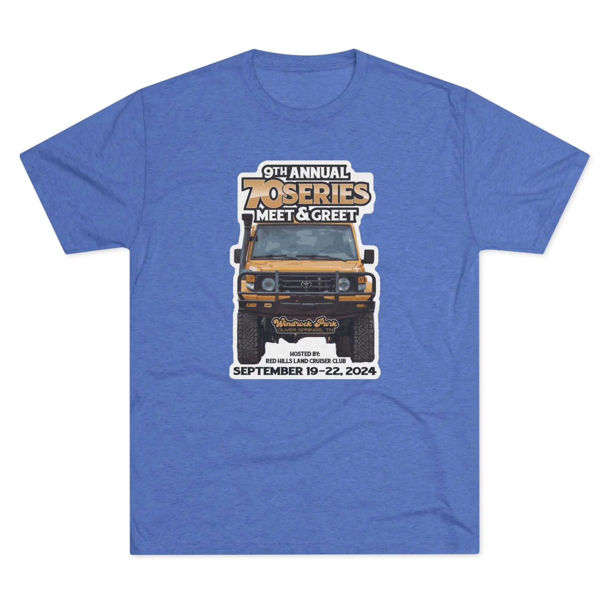 70 Series Meet and Greet Tri blend Unisex Tee - Red Hills Club - Reefmonkey