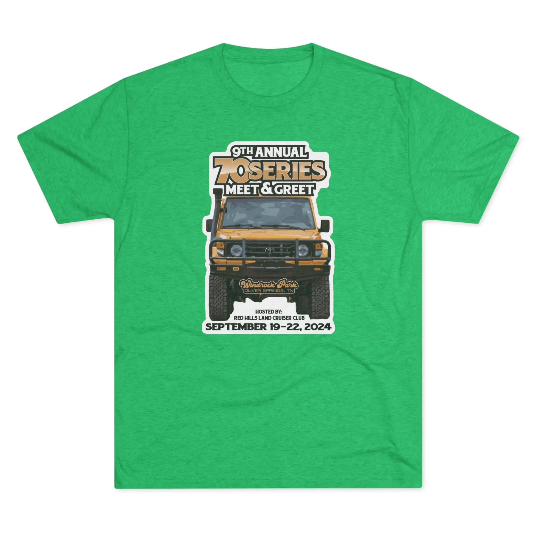 70 Series Meet and Greet Tri blend Unisex Tee - Red Hills Club - Reefmonkey