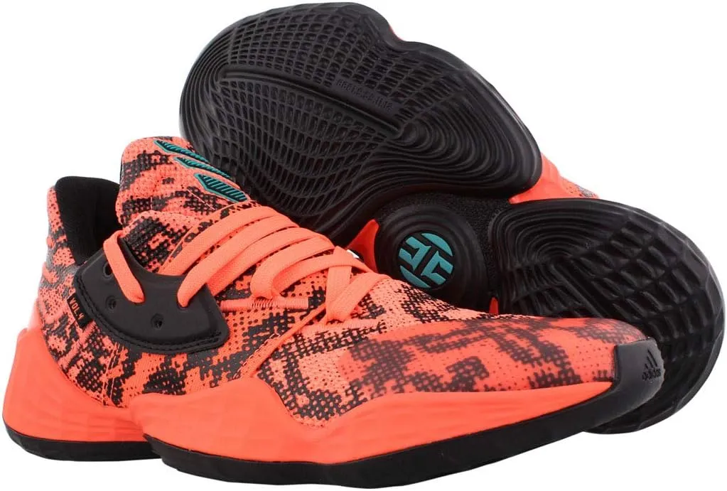 adidas Mens Harden Vol.4 Basketball Sneakers Shoes - Black