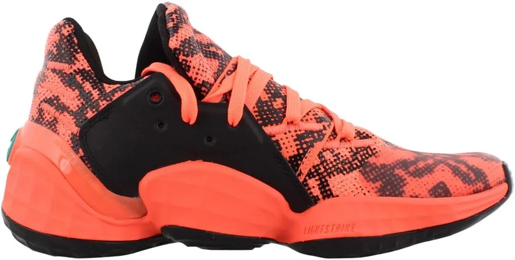 adidas Mens Harden Vol.4 Basketball Sneakers Shoes - Black