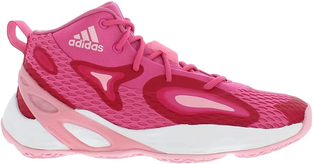 adidas Sm Exhibit A Mid Unisex Shoes Size 10, Color: Pink
