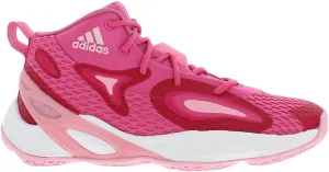 adidas Sm Exhibit A Mid Unisex Shoes Size 10, Color: Pink
