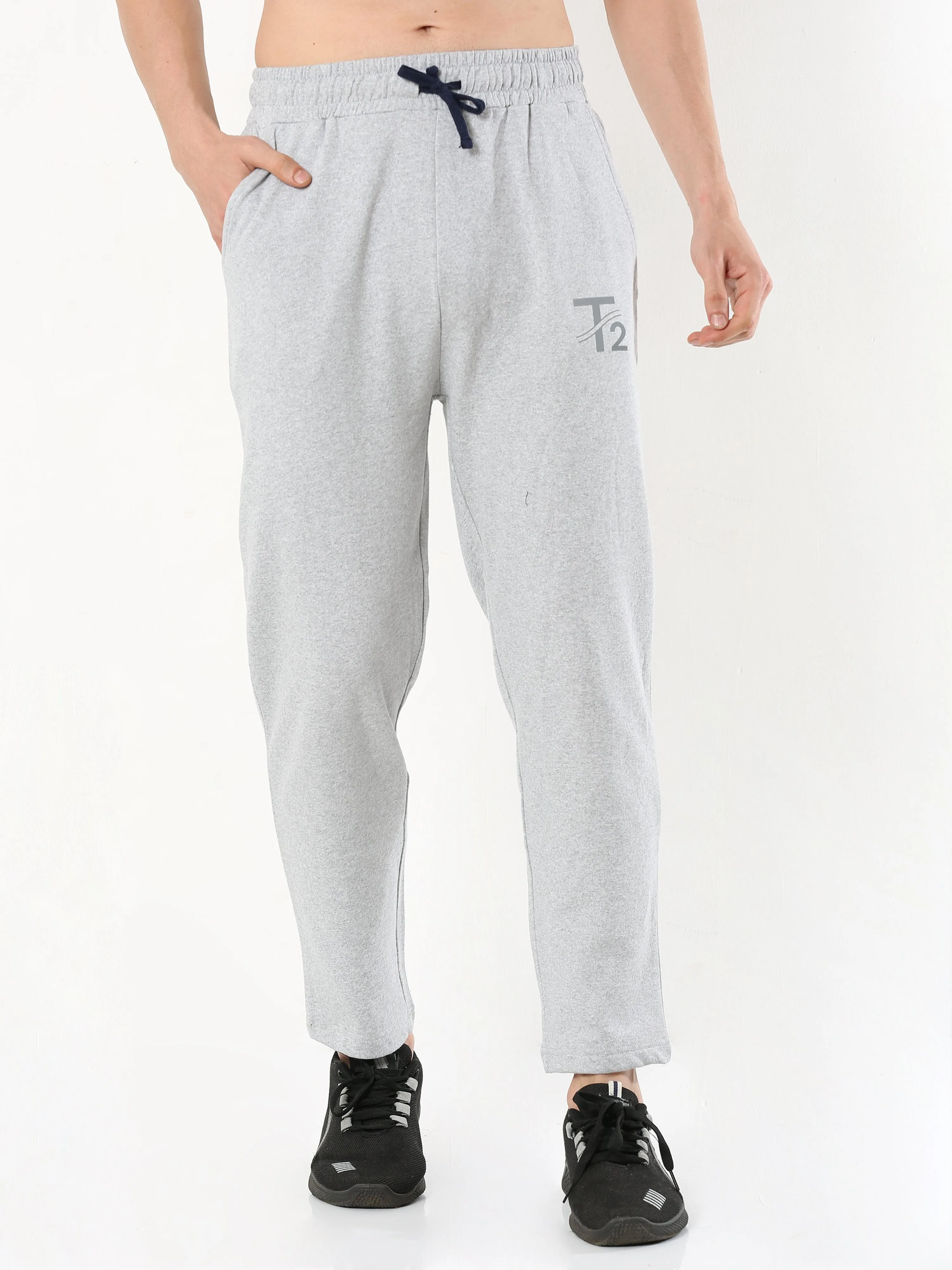 All Day Comfy Men's Cotton Joggers - Melange