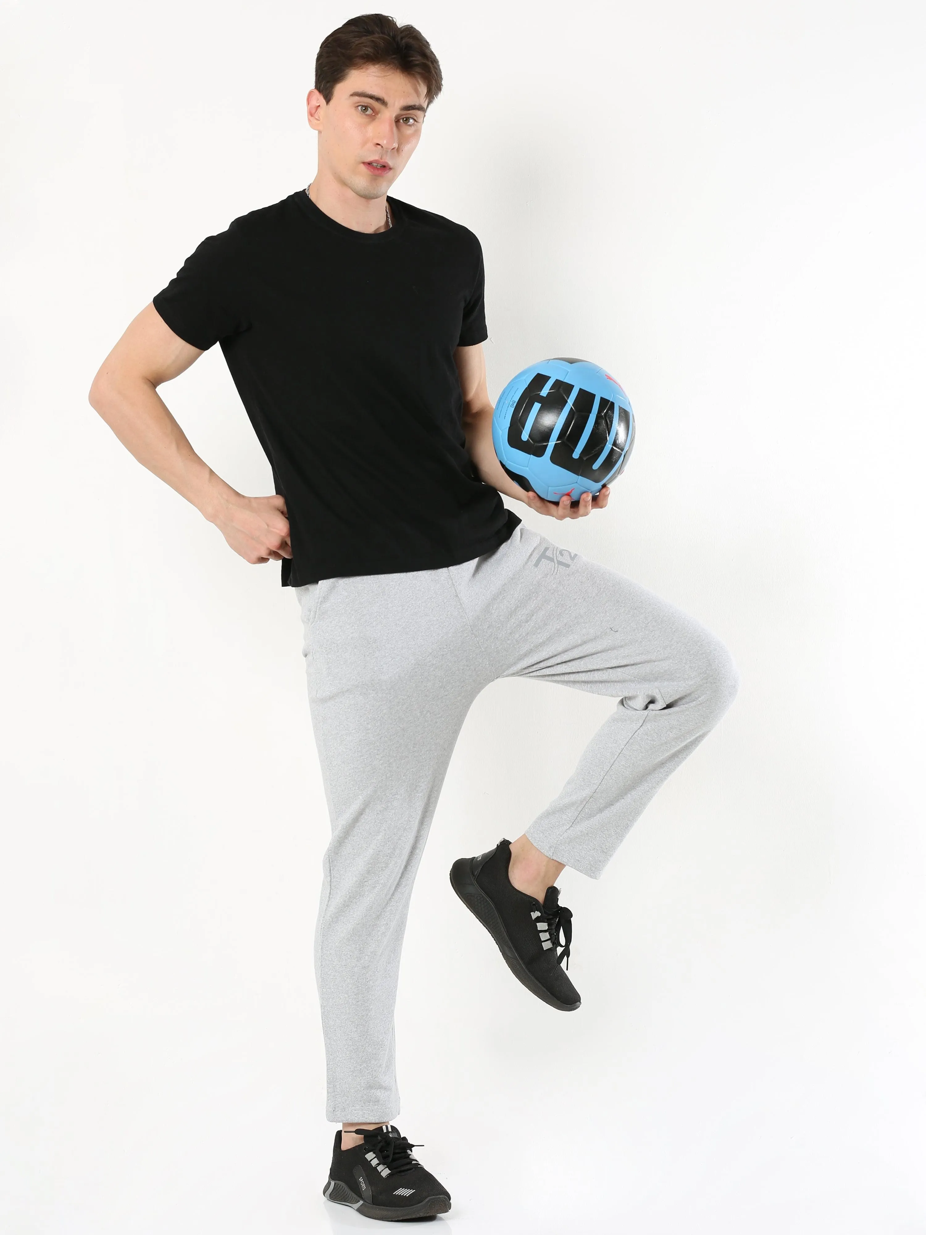 All Day Comfy Men's Cotton Joggers - Melange