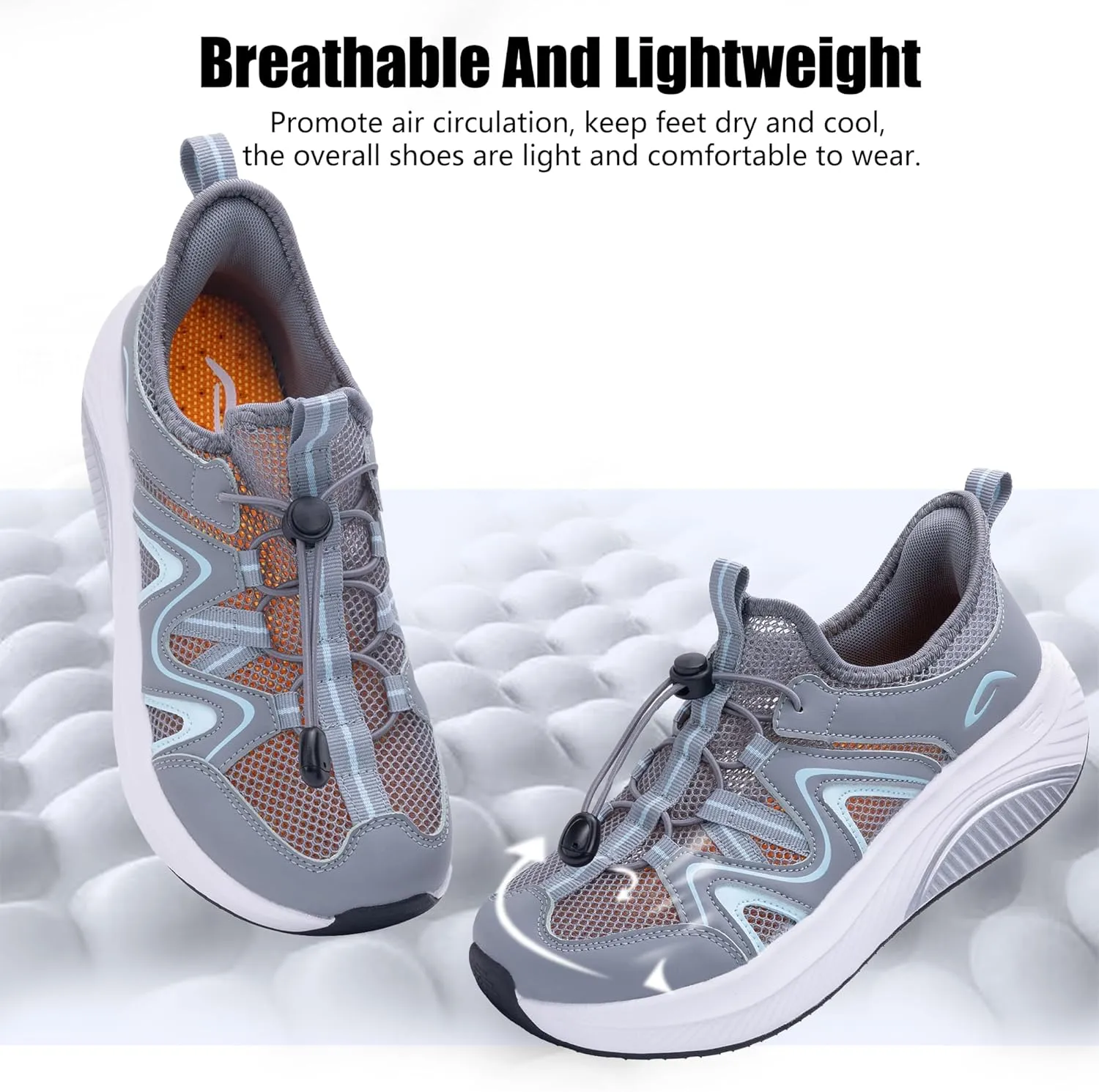 Artlea Wide Toe Box Shoes Women Walking Shoes Arch Support Plantar Fasciitis Orthotic Sneakers Slip On Running Tennis Shoes