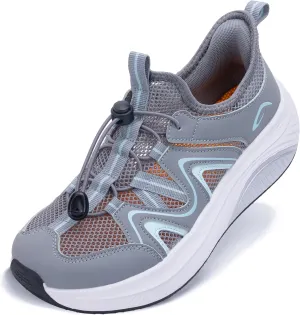 Artlea Wide Toe Box Shoes Women Walking Shoes Arch Support Plantar Fasciitis Orthotic Sneakers Slip On Running Tennis Shoes