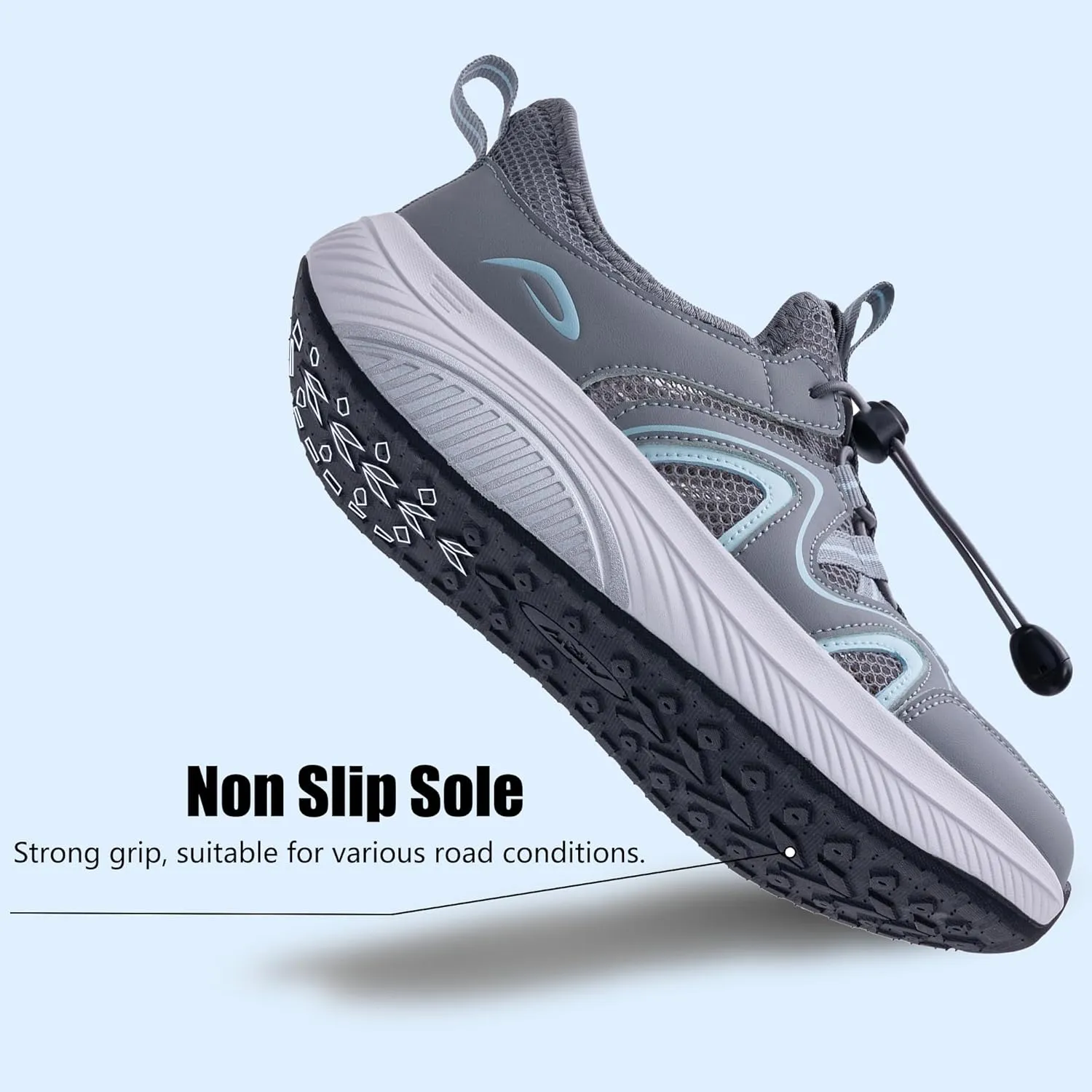 Artlea Wide Toe Box Shoes Women Walking Shoes Arch Support Plantar Fasciitis Orthotic Sneakers Slip On Running Tennis Shoes