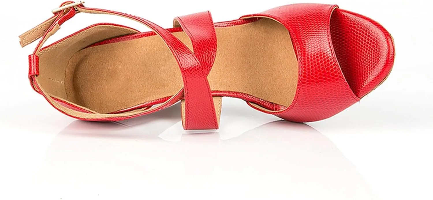 Ballroom Dancing Shoes for Women Stiletto High Heel Party Wedding Sandals