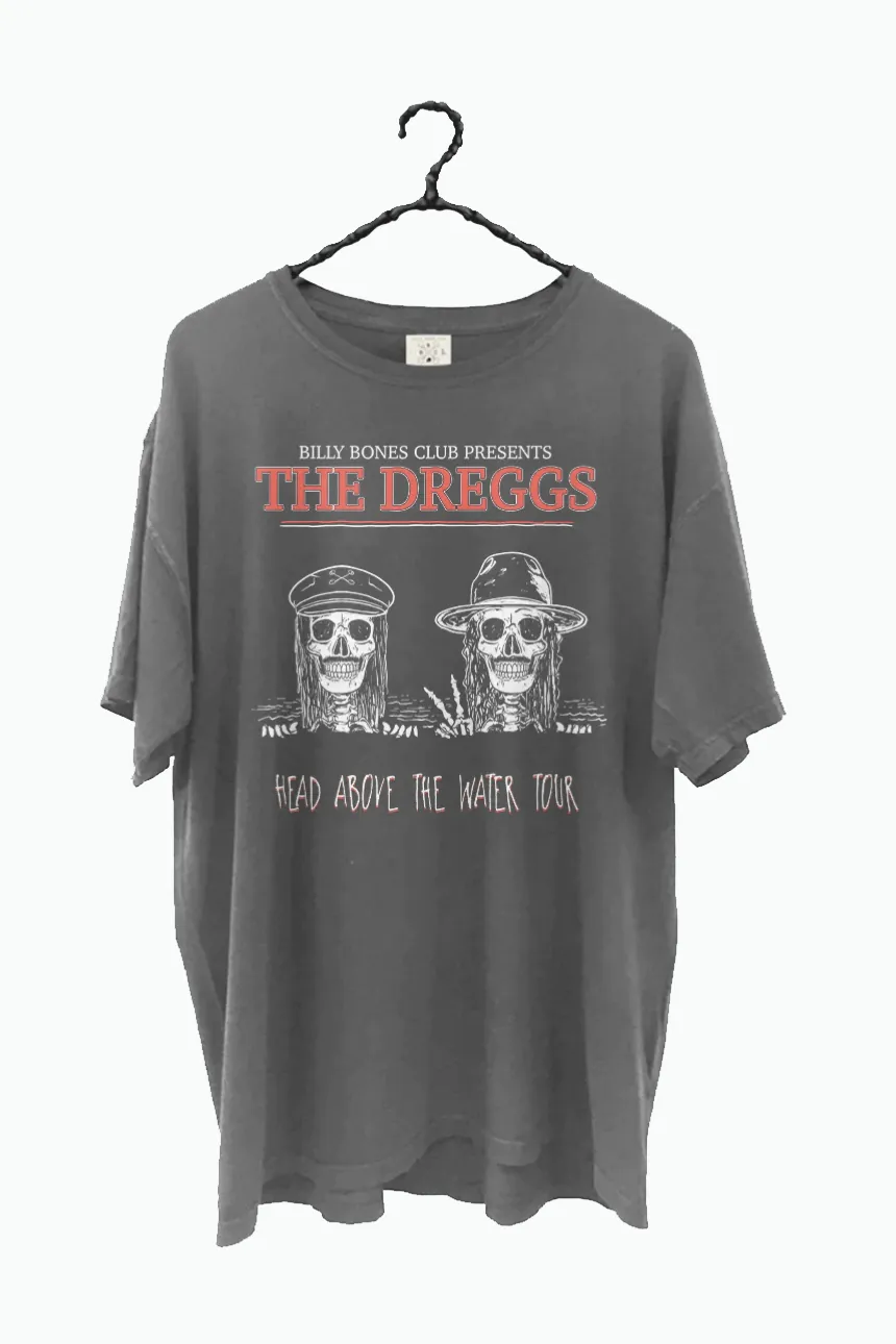 BILLY BONES CLUB THE DREGGS COLLAB TEE - WASHED BLACK