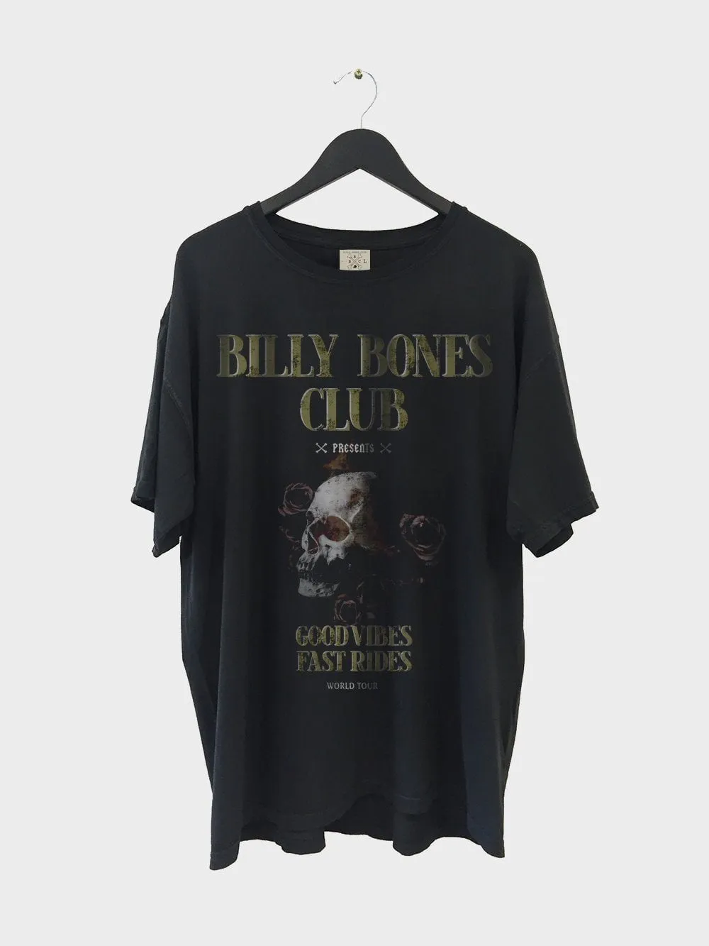 BILLY BONES CLUB THE TOUR UNISEX TEE - VINTAGE BLACK