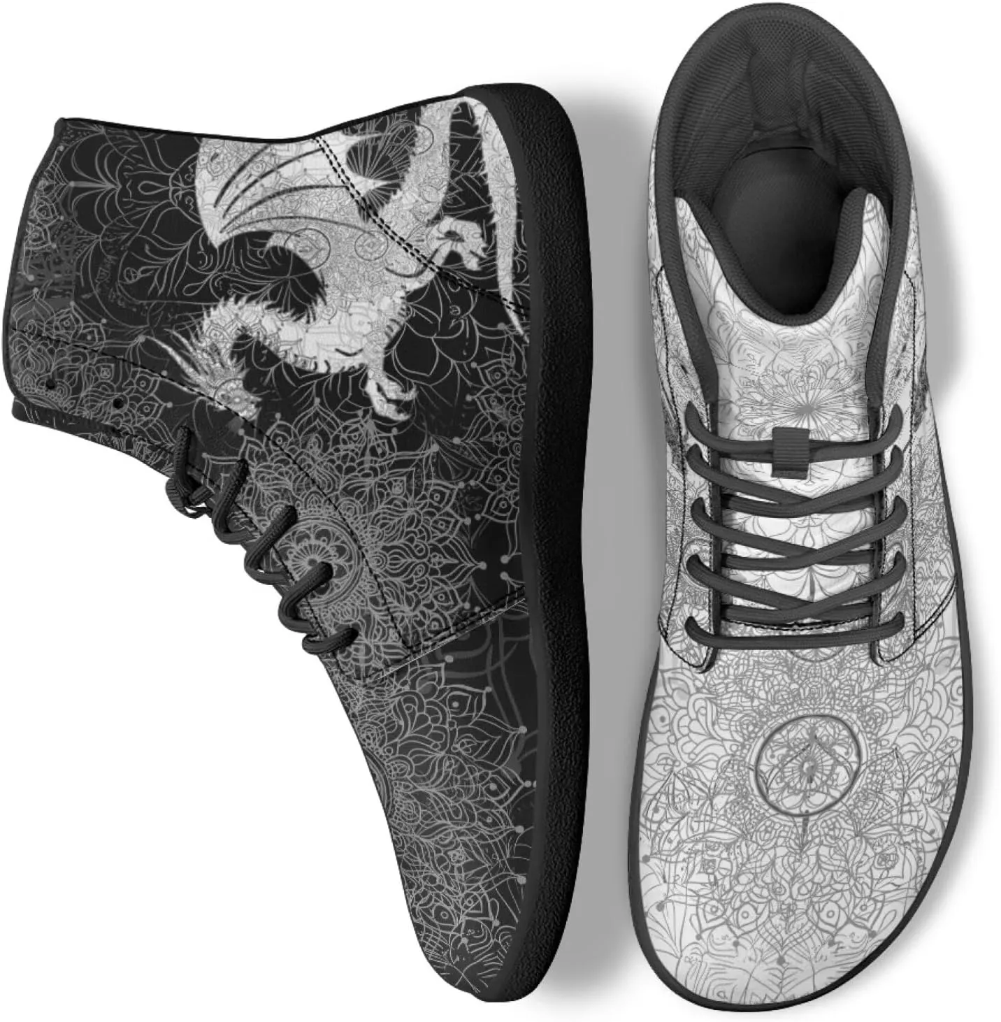 Binienty Barefoot Minimalist Shoes Mens Womens Wide Toe Cross Trainer Zero Drop Lace Up Sneakers