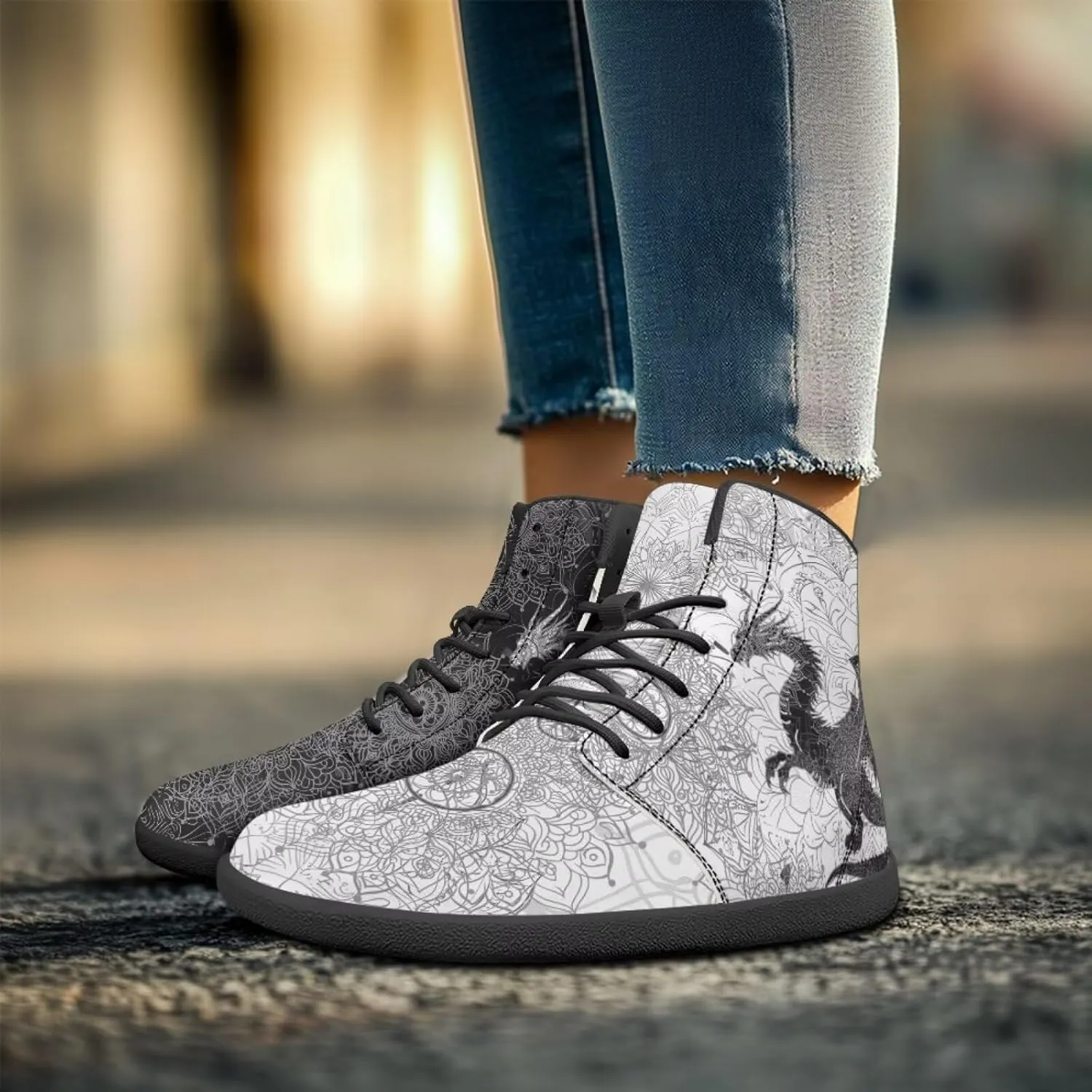 Binienty Barefoot Minimalist Shoes Mens Womens Wide Toe Cross Trainer Zero Drop Lace Up Sneakers