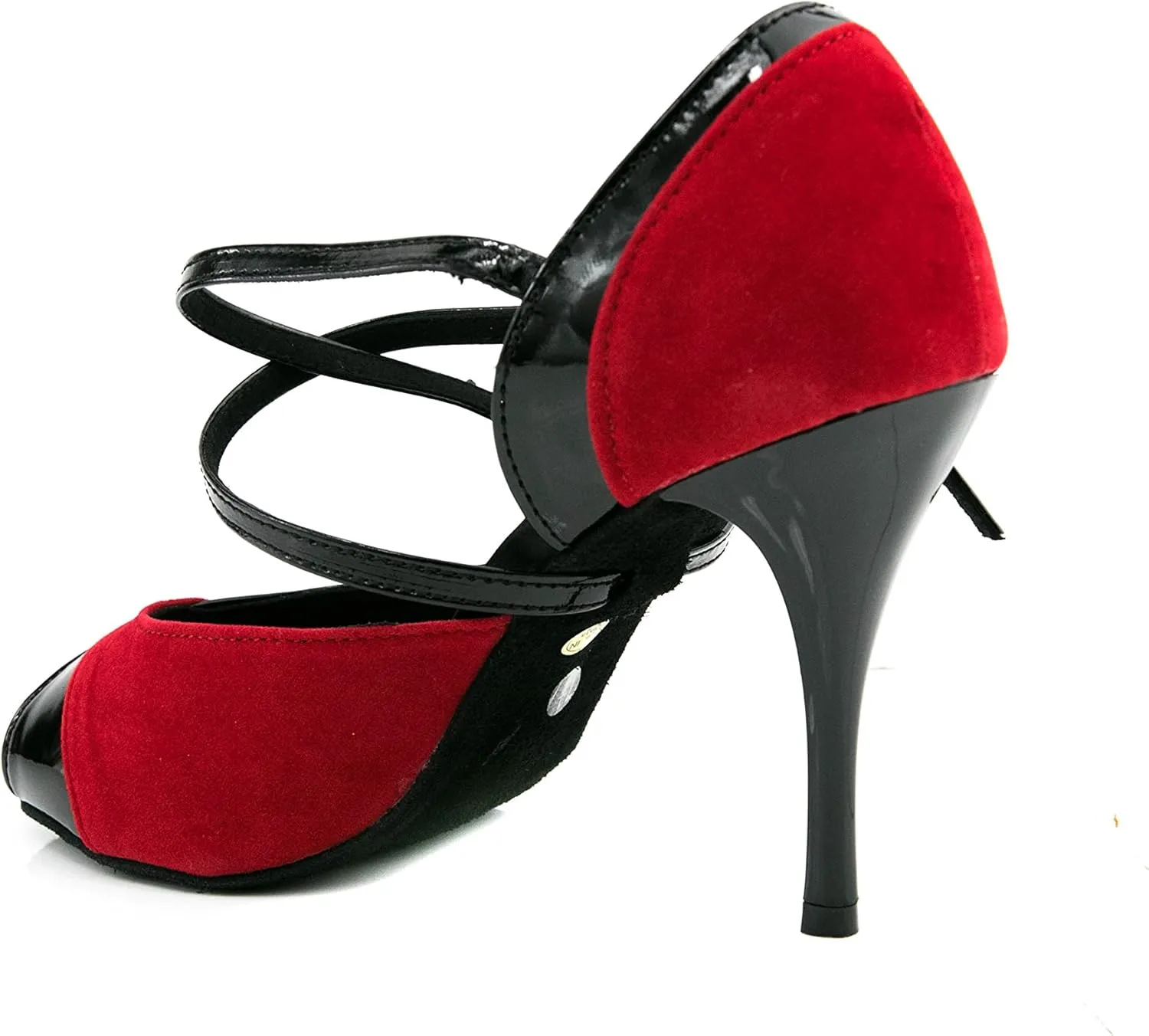Blue Bell Shoes Handmade Women's Ballroom Salsa Wedding Competition Dance Shoes Style: Petra 3.5" Heel
