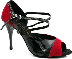 Blue Bell Shoes Handmade Women's Ballroom Salsa Wedding Competition Dance Shoes Style: Petra 3.5" Heel