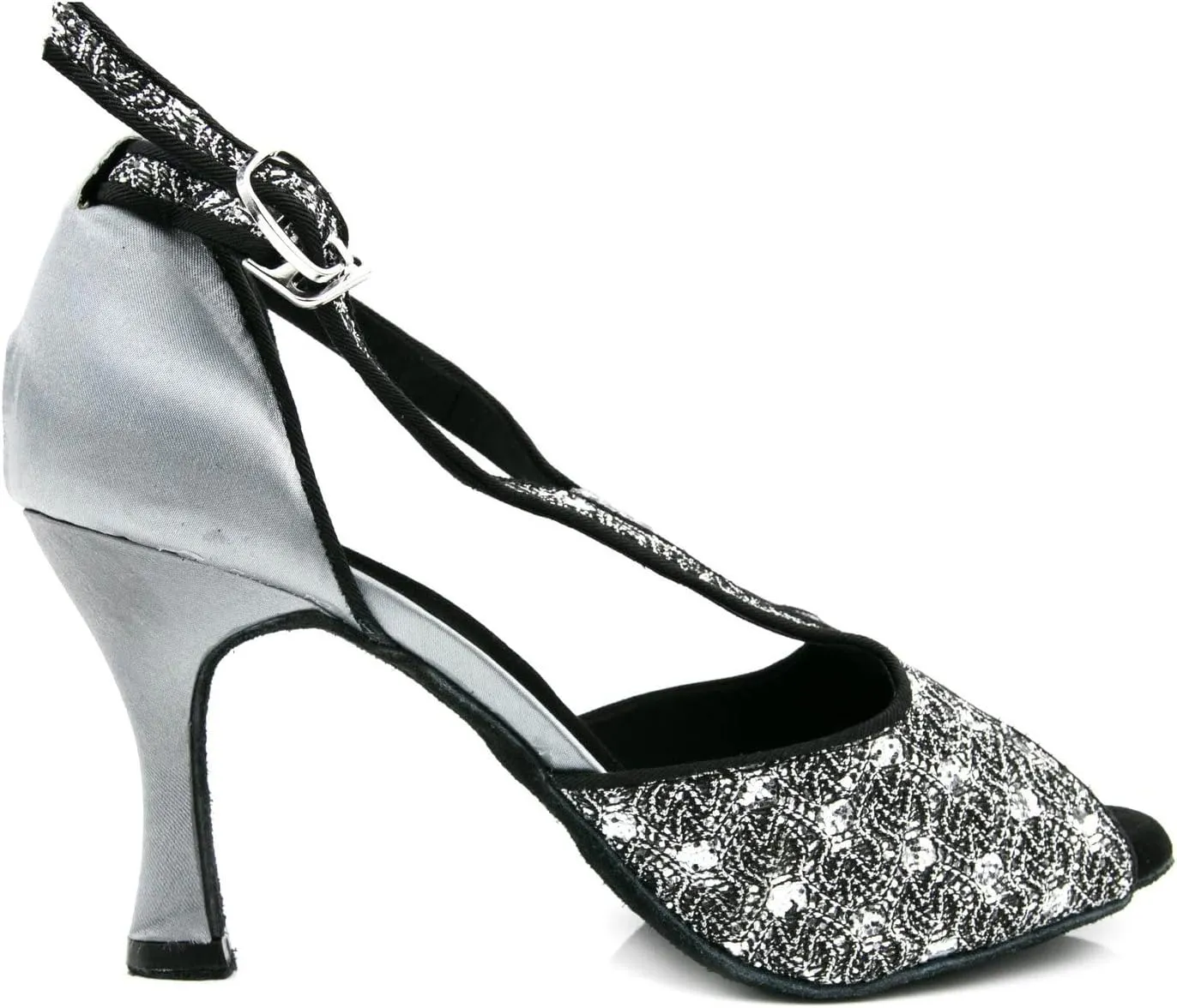 BlueBell Shoes Handmade Women's Ballroom Salsa Wedding Competition Dance Shoes Style: Maia 3.5" Heel