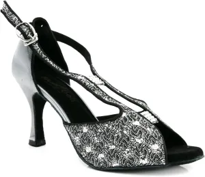 BlueBell Shoes Handmade Women's Ballroom Salsa Wedding Competition Dance Shoes Style: Maia 3.5" Heel