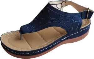 Cathalem Orthopedic Sandals for Women Arch Support 2024 Casual Summer Shoes Flip Flops Comfy Lightweight Breathable Sandals