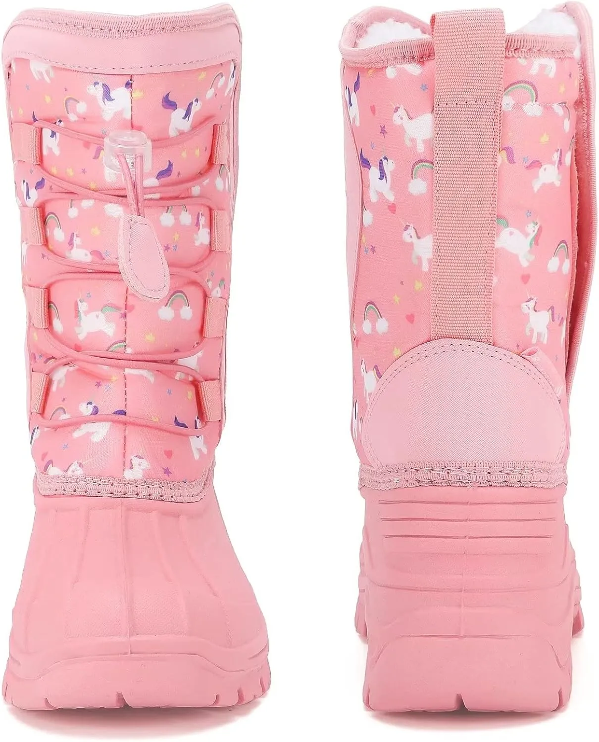 CIOR Kids Snow Boots for Boys Girls Toddler Winter Outdoor Boots Waterproof with Fur Lined(Toddler/Little Kids/Big Kid)