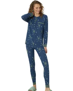 Cozy Chic Fall/Winter Printed Sleepwear Set