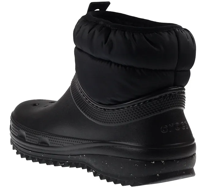 Crocs Clogs Womens Classic Neo Puff Shorty Boot Black