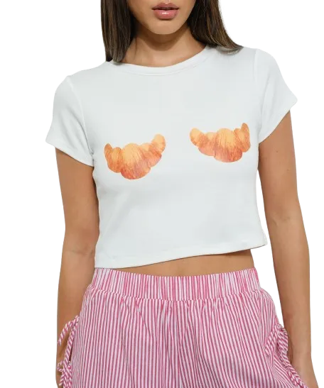 Croissant Tee