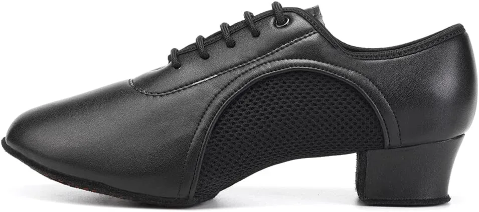DKZSYIM Men and Women's Boost Dance Sneaker Modern Jazz Ballroom Performance Dance-Sneakers Sports Shoes,Model LHD-NJB