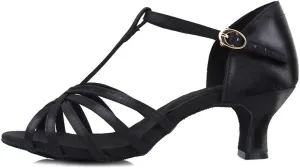 DKZSYIM Women's Latin Dance Shoes Tango Wedding Salsa Ballroom Performance Shoes,Model WX2324