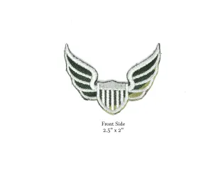 Embroidered Camouflage Air Force Patch 2.5" x 2" - 1 Piece