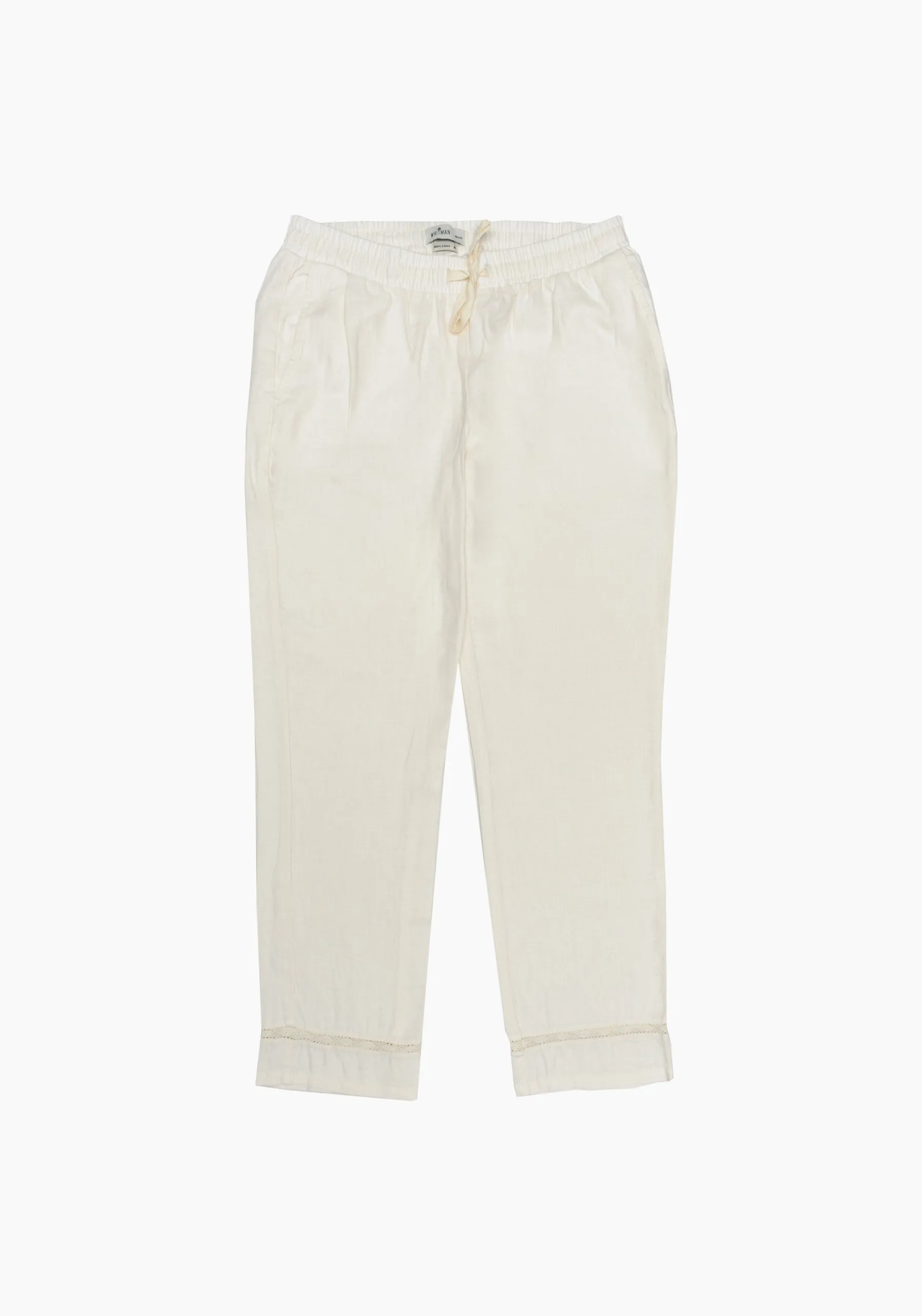 Flint Linen Ivory Jogger