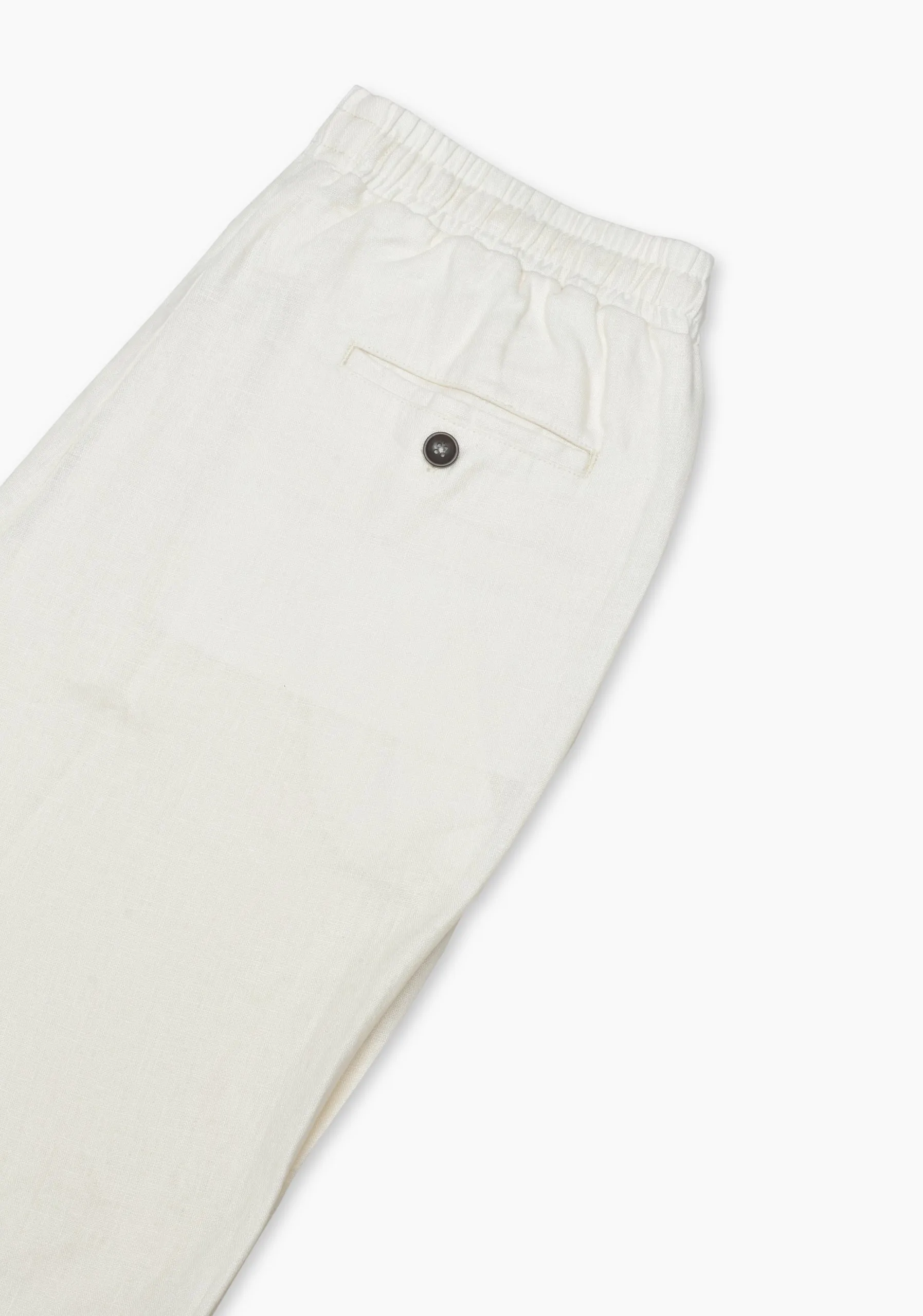 Flint Linen Ivory Jogger