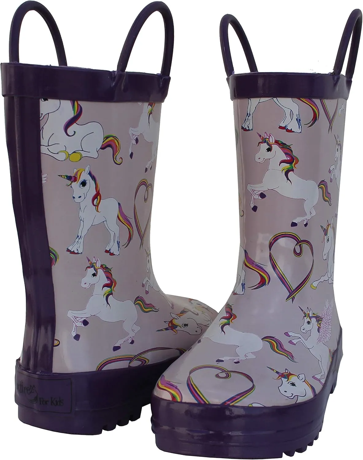 Foxfire for Kids Girls Rubber Rain Boots Toddler Children