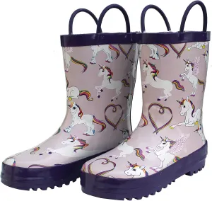 Foxfire for Kids Girls Rubber Rain Boots Toddler Children