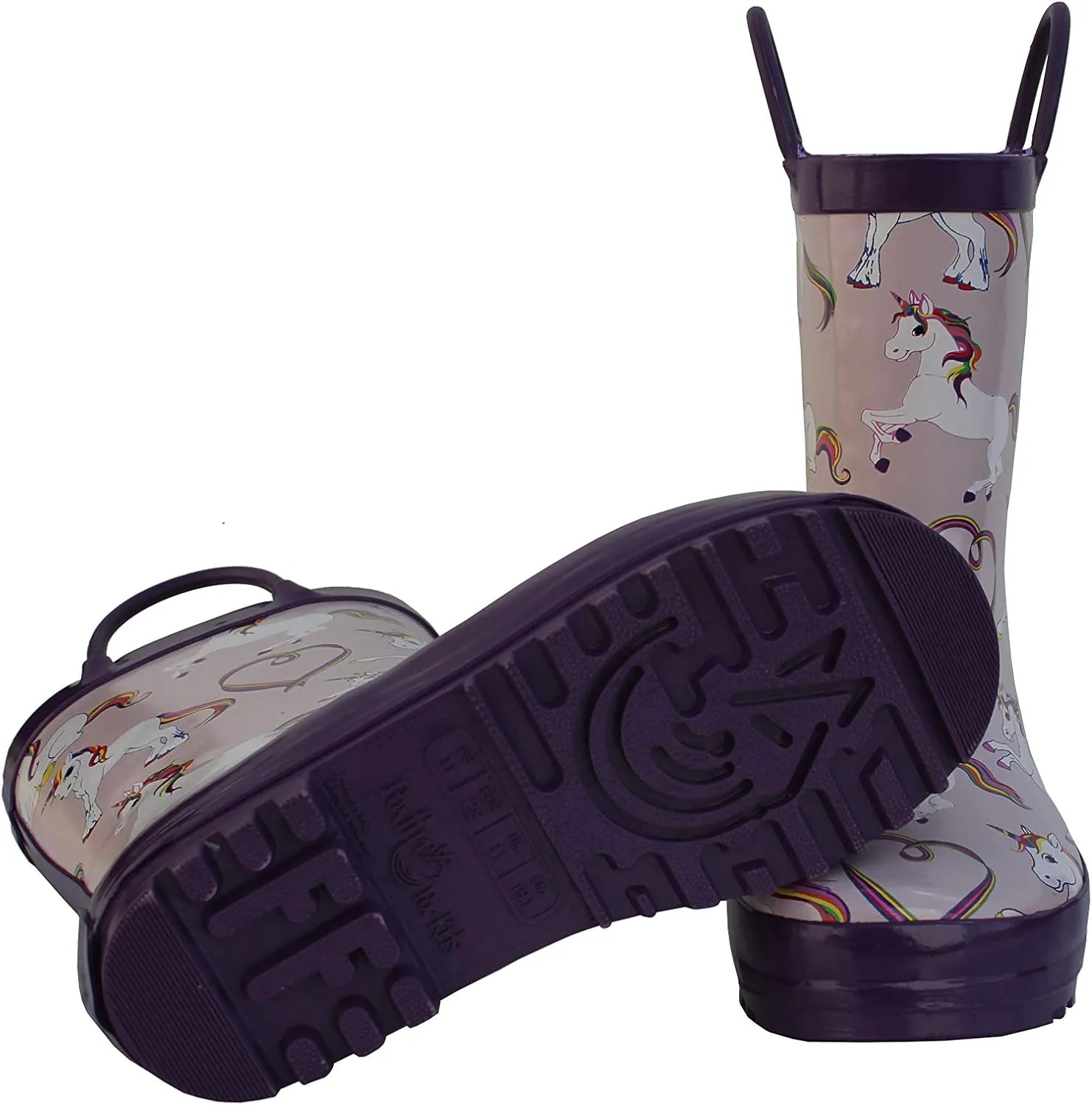 Foxfire for Kids Girls Rubber Rain Boots Toddler Children