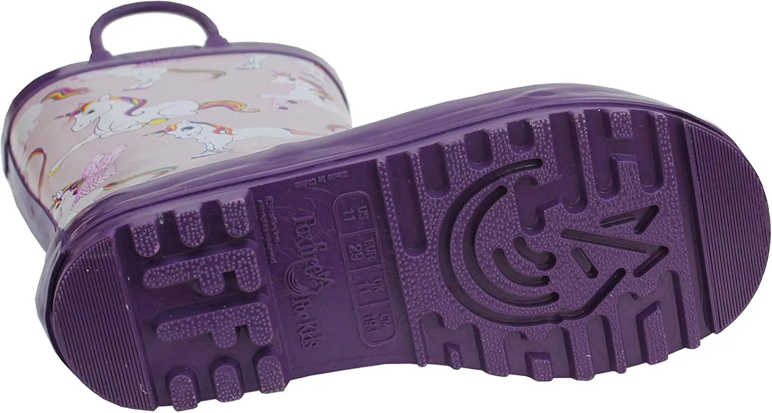 Foxfire for Kids Girls Rubber Rain Boots Toddler Children