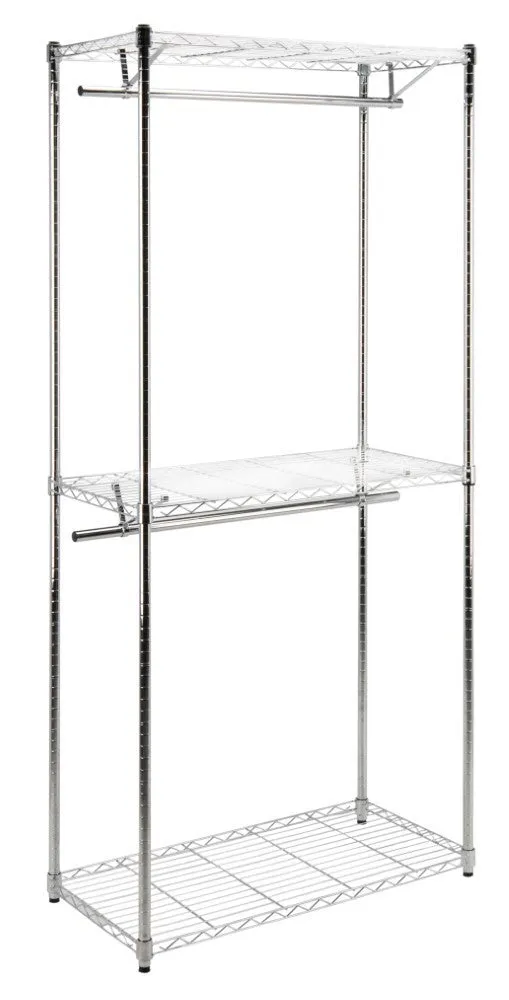 Frostfern 78.7" Double-Rail Garment Rack