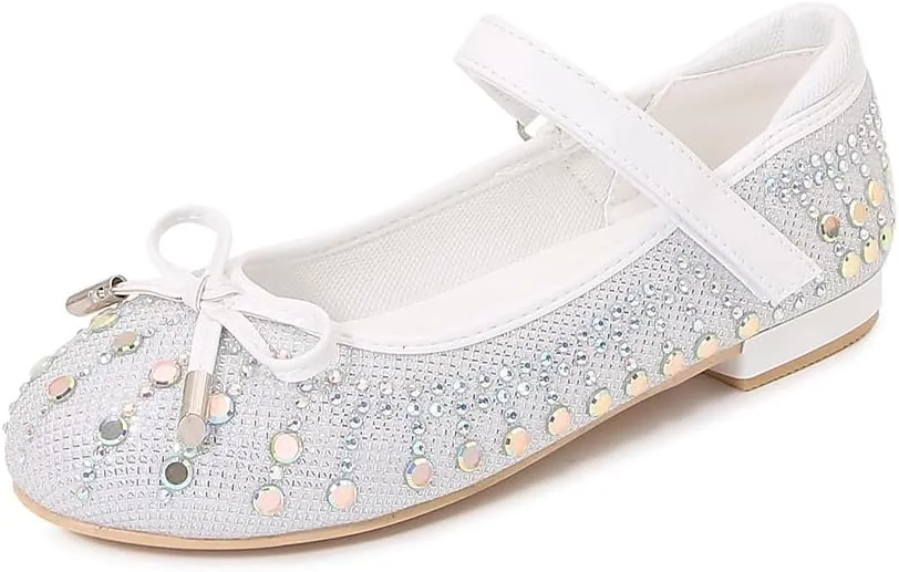 Girls Dress Shoes Prom Shoes Wedding Shoes Low Heel Glitter Toddler Shoes