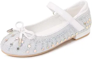Girls Dress Shoes Prom Shoes Wedding Shoes Low Heel Glitter Toddler Shoes