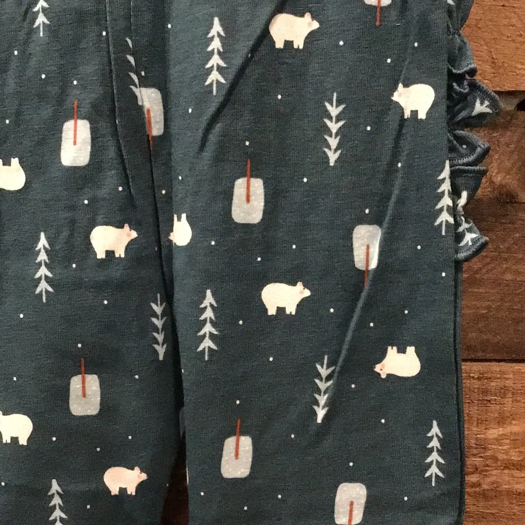 Girls Polar Frost Ruffle Pants