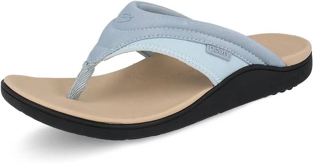 Gravity Defyer Women's GDEFY Kinor | Water Resistant Flip Flops | VersoShock Proven Performance | Orthotic Stress Recovery Outdoor Sandals