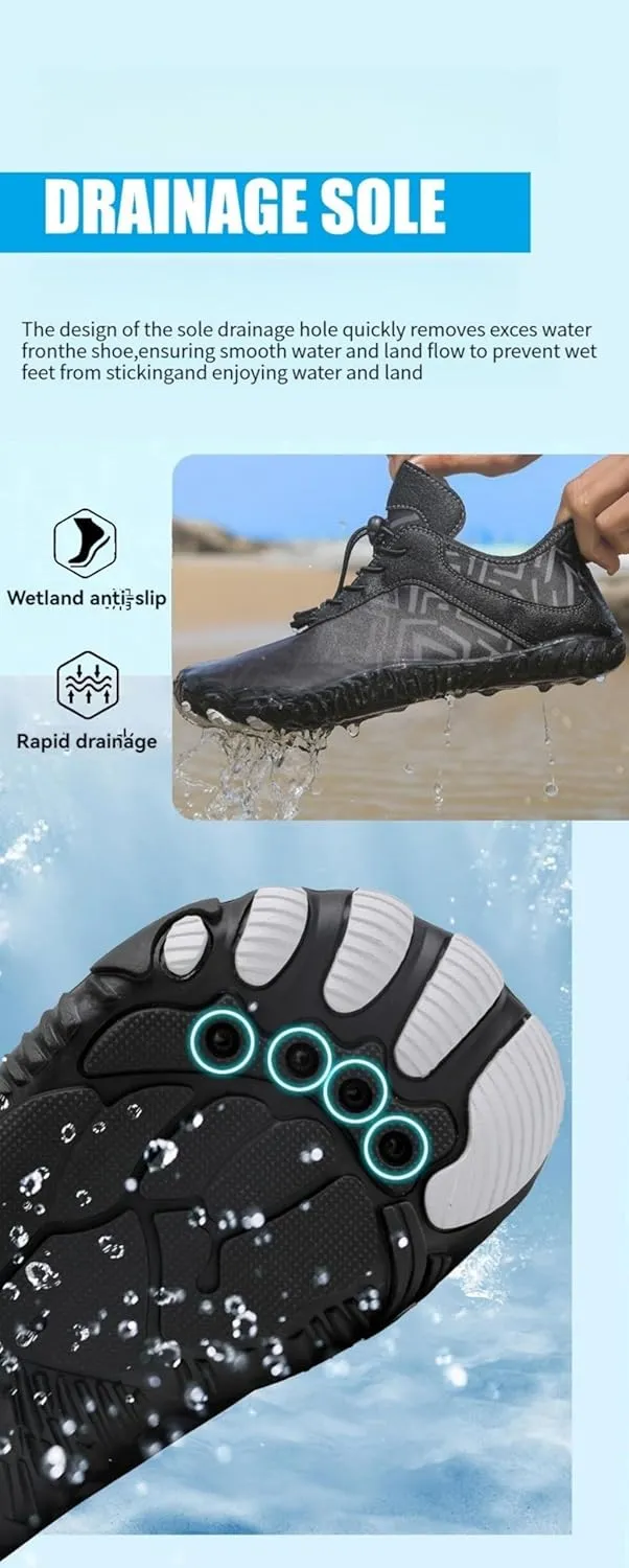 Grounded Footwear Barefoot Shoes Women&Men Neuropathy Hiking Footwear Barefoot Womens Shoes Non-Slip Outdoor Unisex Water Pro Beach Shoe Wide Toe Box Sneakers, Diabetic Shoe, Waterproof, Quick-Dry