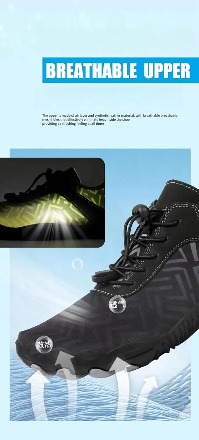 Grounded Footwear Barefoot Shoes Women&Men Neuropathy Hiking Footwear Barefoot Womens Shoes Non-Slip Outdoor Unisex Water Pro Beach Shoe Wide Toe Box Sneakers, Diabetic Shoe, Waterproof, Quick-Dry