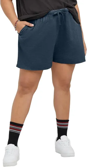 Hanes Women's Originals Shorts, Cotton Jersey Shorts, Gym Shorts For Women, 2.5, Plus Size Available