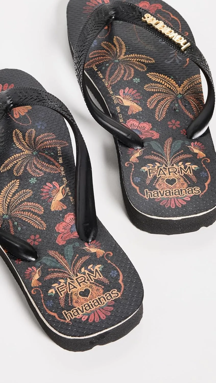 Havaianas Women's x Farm Rio Jardim Flip Flops