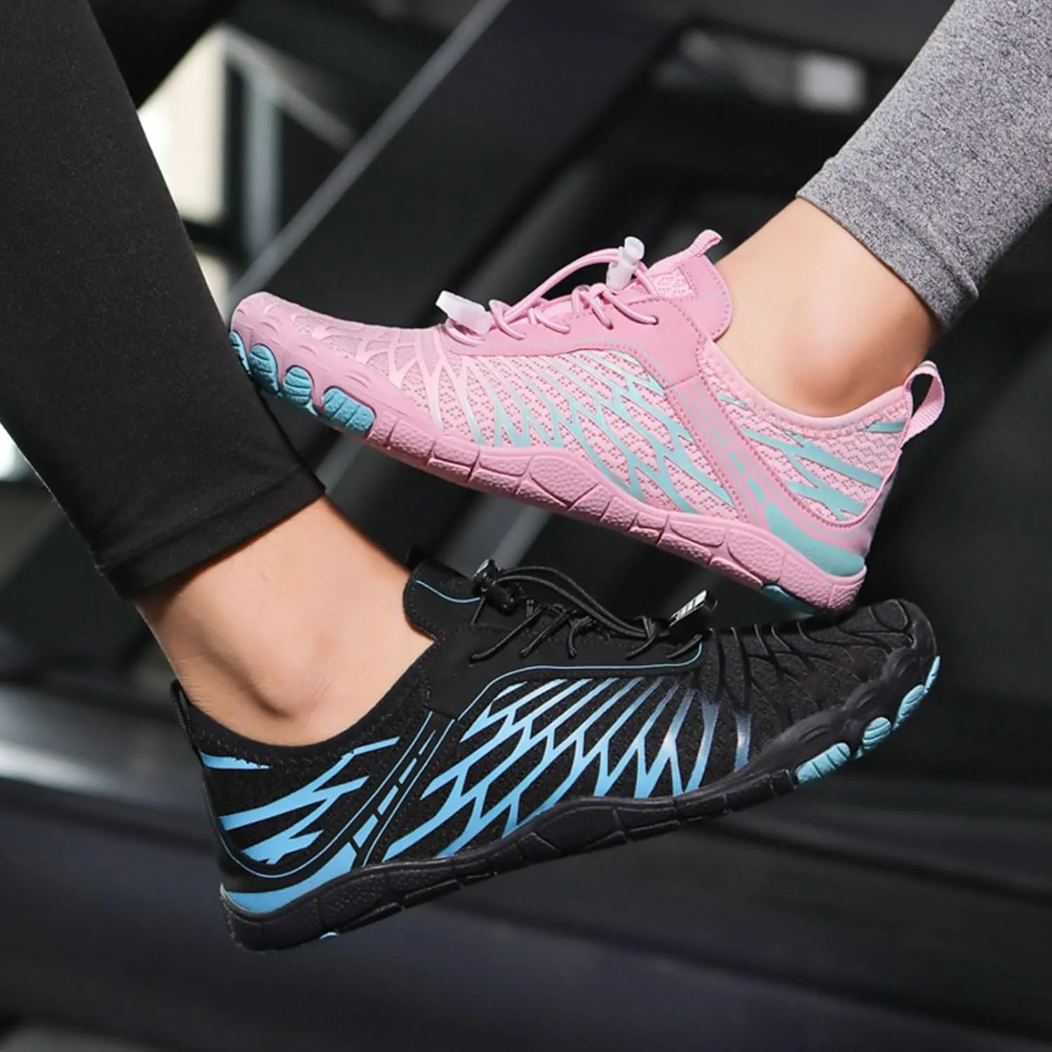 Hike Barefoot Shoes for Women Men Footwear Pro Barefoot Shoes with Wide Toe Box, Healthy & Non-Slip Breathable Athletic Beach Pool Surf Hiking Walking