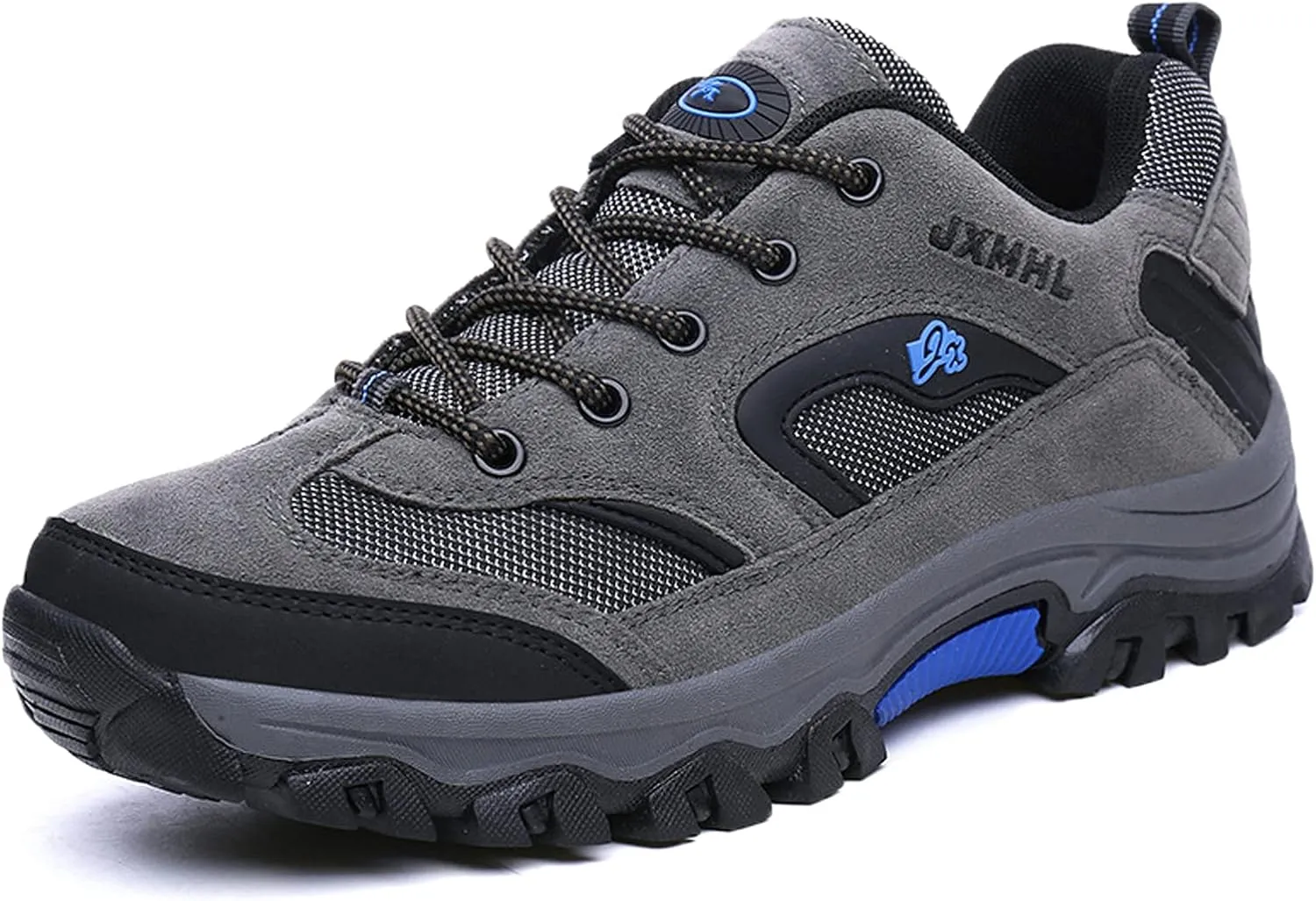hongrenamz Mens Walking Lightweight Breathable Low Rise Hiking Trekking Waterproof Trainers