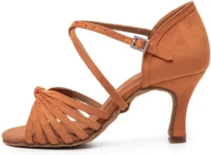 JUODVMP Ballroom Latin Shoes Women Salsa Tango Practice Dance Shoes Model KCBD