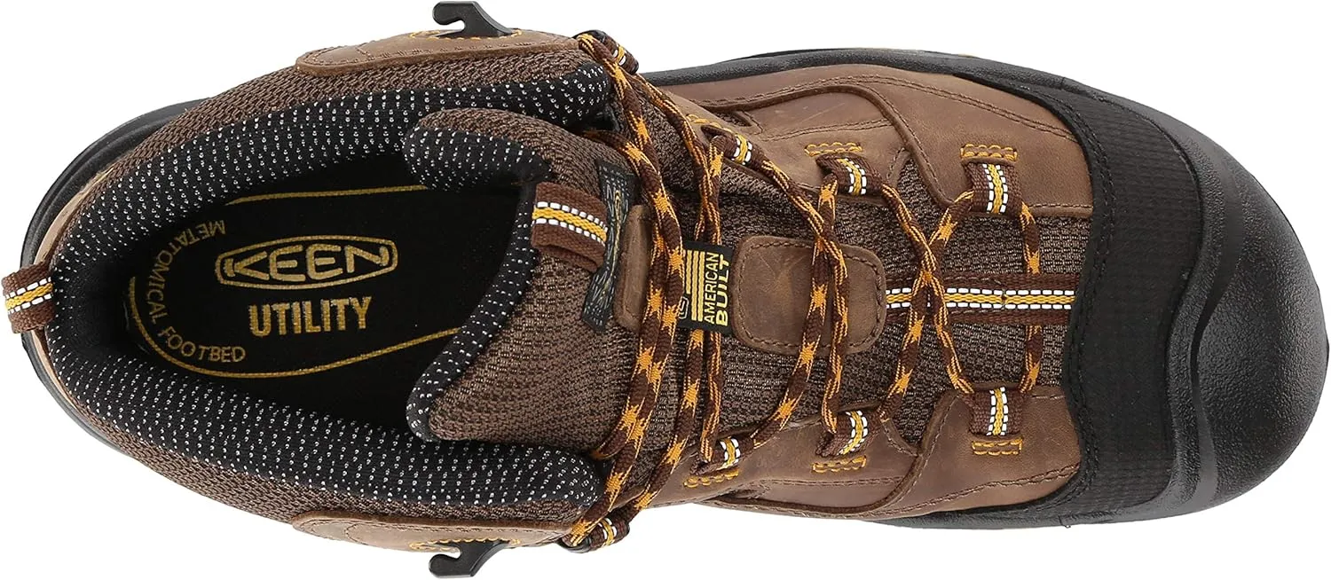 KEEN Utility Men's Braddock Mid Height Steel Toe Waterproof Work Boot