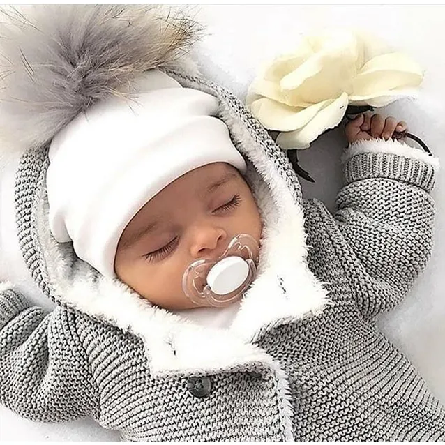 Kids Cotton Hats with Pompom